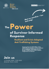 The power of survivor-informed response: 2026 WHDC ODIHR side event The power of survivor-informed response: 2026 WHDC ODIHR side event