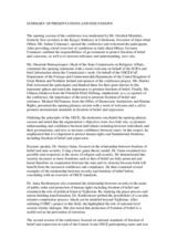 Jalal-Abad Conference Report. Summary of Presentations and Discussions