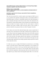 Introductory speech by ILGA-Europe, represented by Maxim Anmeghichean, Programmes Director