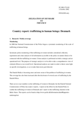 Denmark: Country Report on Trafficking in Human Beings