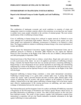 Finland: Country Report on Trafficking in Human Beings