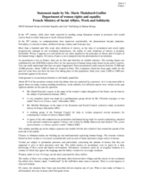 France: Country Report on Trafficking in Human Beings