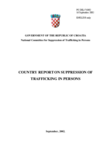 Croatia: Country Report on Trafficking in Human Beings