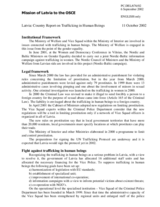Latvia: Country Report on Trafficking in Human Beings