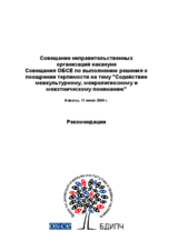 Recommendations from the NGO Preparatory Meeting (ru)