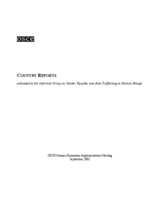 Anti-trafficking country reports submitted to the Informal Group on Gender Equality and Anti-Trafficking in Human Beings