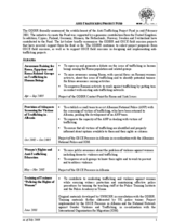 Summary overview of the ODIHR and OSCE field mission projects supported by the ODIHR anti-trafficking project fund