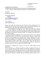 Speech by Mr. Jehad Momani, Former Editor-in-Chief of Jordanian Newspaper 'Shihan'