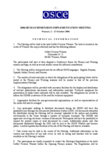 Technical information