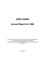 OSCE/ODIHR Annual Report 1996