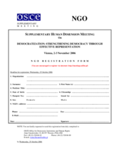 NGO Registration Form