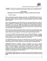 Mapping the Electoral Participation of Roma in South-Eastern Europe Mapping the Electoral Participation of Roma in South-Eastern Europe