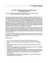 "Conclusions And Recommendations Of Working Group II: Anti-Trafficking Issues". Second Regional Co-ordination Meeting. Sarajevo, 17-18 June 2002