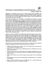 OSCE Internal Co-Ordination Meeting On Anti-Trafficking Issues. Ioannina, 18-19 February 2003