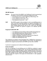 OSCE/ODIHR Anti-Trafficking Unit. Strategy Paper for 2004-2005