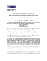 Technical information