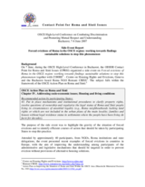 Side Event Report: Forced Evictions of Roma in the OSCE Region