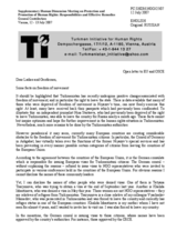 Open letter to EU and OSCE