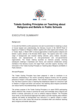 Executive Summary: Toledo Guiding Principles on Teaching about Religions and Beliefs in Public Schools