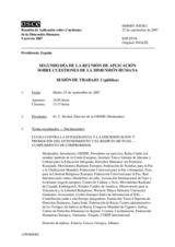 2007 HDIM journal, day 2 (es)