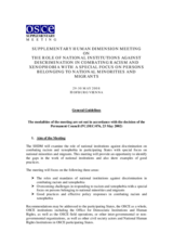 Organizational guidelines