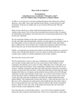 Presentation by Antonella Inverno, Coordinator "Orizzonti a colori", Save the Children Italy, Programme on Migrant Minors