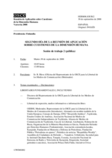 2008 HDIM Journal, Day 2 (es)