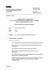 2009 HDIM journal, day 1 (it)