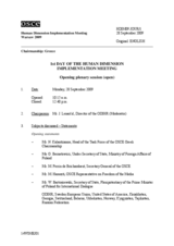 2009 HDIM journal, day 1