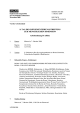 2009 HDIM journal, day 8 (de)