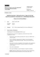 2009 HDIM journal, day 6 (fr)