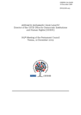 Address to 785th Meeting of the Permanent Council Address to 785th Meeting of the Permanent Council