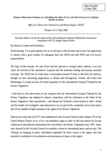 Keynote address by Judge Fausto Pocar, President