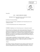 The work of the Council of Europe in upholding the rule of law and due process in the criminal justice system