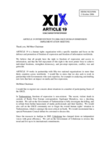 Statement by Mr. Luitgard Hammerer, Regional Representative for Central and Eastern Europe and CIS Region