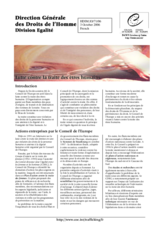 Information on the Council of Europe Action against Trafficking in Human Beings (fr)