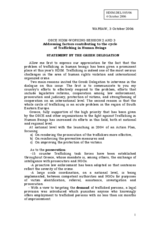 Statement on the trafficking in human beings