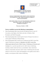 Written recommendations