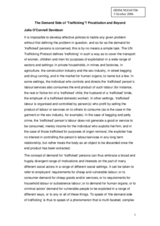 Introductory statement by Prof. Julia O'Connell Davidson