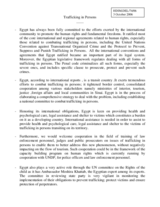 Statement on the Trafficking in Persons