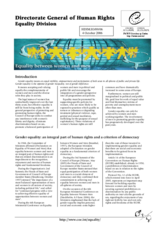 Leaflet on Equality between women and men