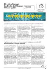 Leaflet on Equality between women and men (fr)