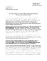 Statement on "Improving the OSCE Action Plan for the Promotion of Gender Equality: Adopting and Intersectional Framework" by Independent Consultant, Ms. Alexandra Oprea