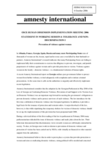 Statement on Prevention of violence against women