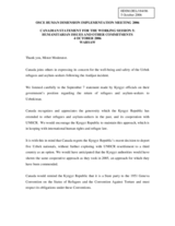 Statement on refugees and asylum-seekers