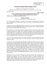 Written contribution on "the case of refoulment of 11 Uzbek asylum seeker".