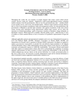 Synopsis of introductory notes by Zaza Namoradze, Director of the Budapest Office