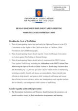 Written recommendations