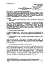 Statement on "Torture and inhumane and degrading treatment in Uzbekistan"