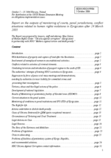 "Report on the outputs of monitoring of courts, penal jurisdictions, conflict situations related to human rights violations in Kyrgyzstan after 24 March 2005"